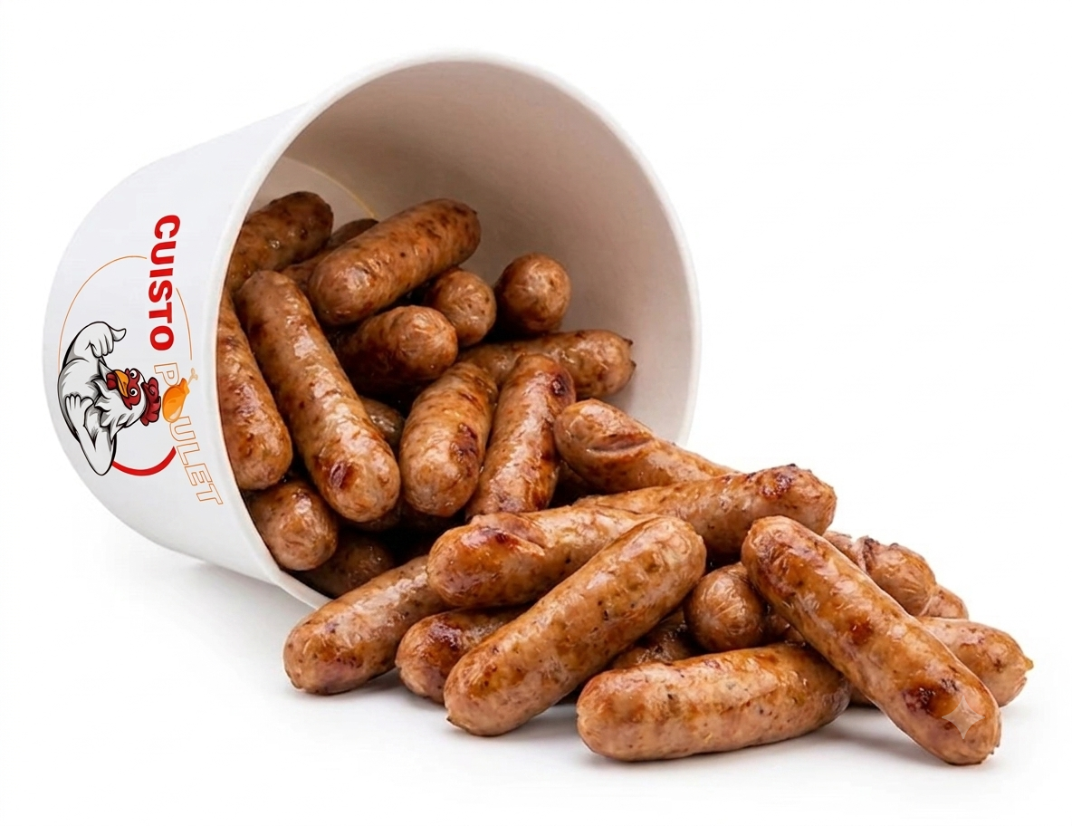 24 Saucisses de Poulet Frit
